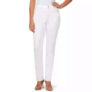 Gloria Vanderbilt Amanda White Classic Stretch Jean New Women's size 12